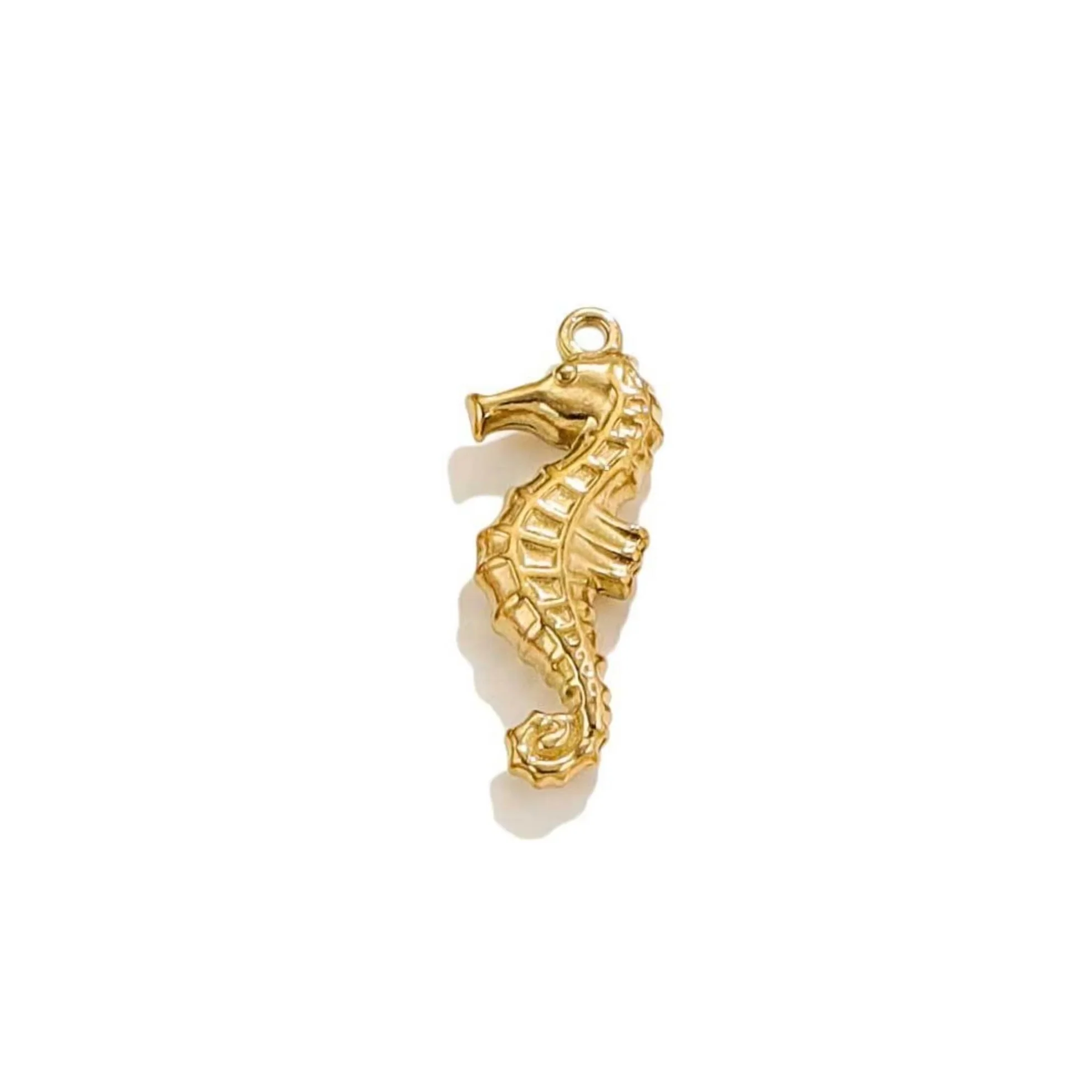 18K Gold PVD Seahorse Charm - Image 6