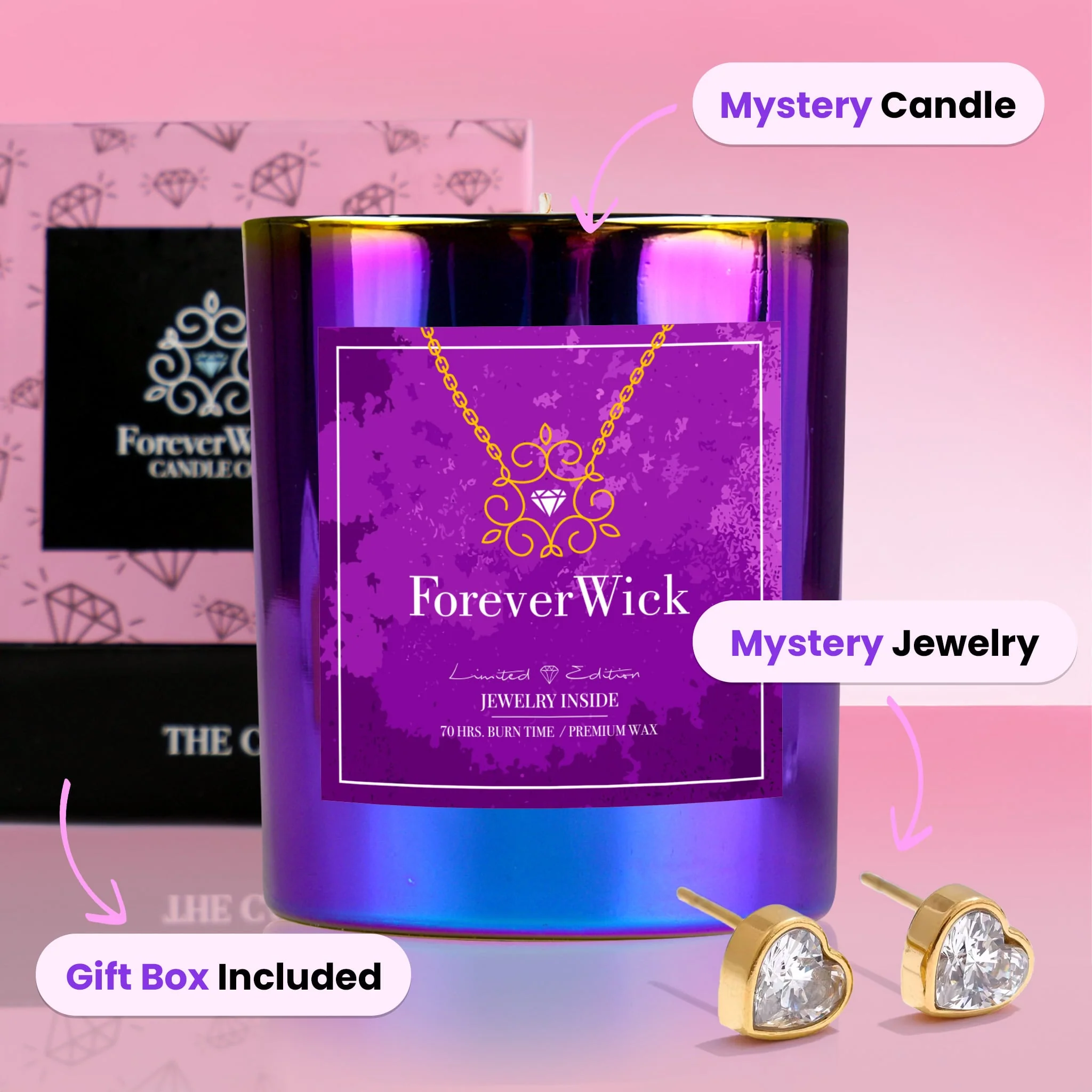 18K Gold-Plated Waterproof Jewelry Mystery Box - Image 6