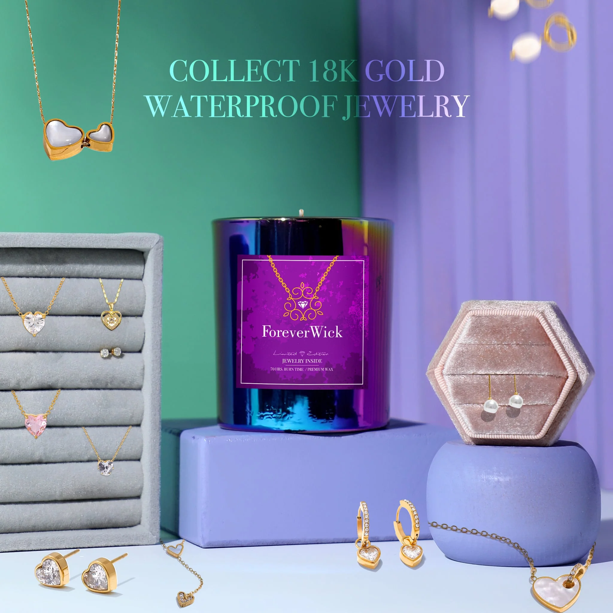 18K Gold-Plated Waterproof Jewelry Mystery Box - Image 7