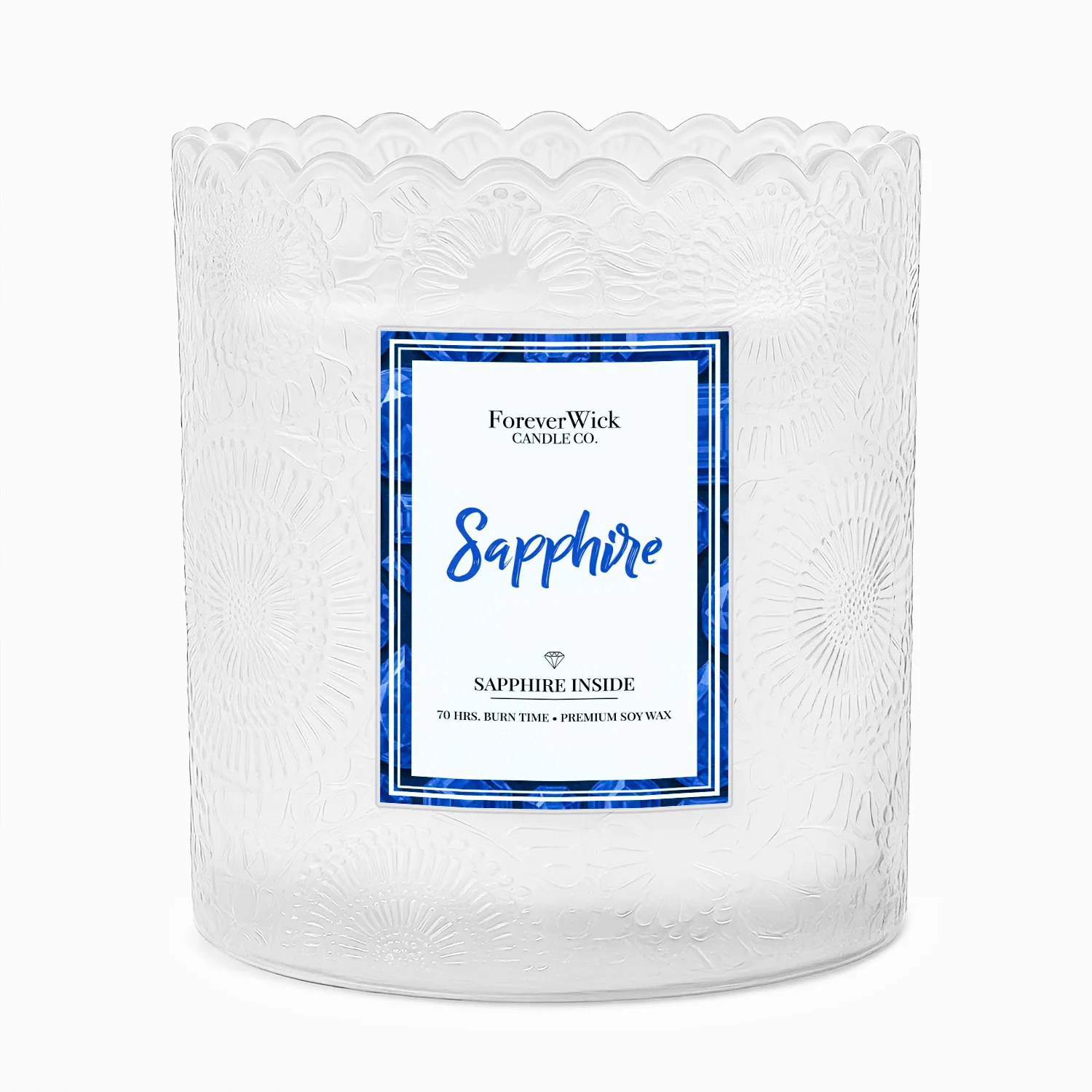 The Royal Sapphire + .30ct Sapphire Candle - Image 5