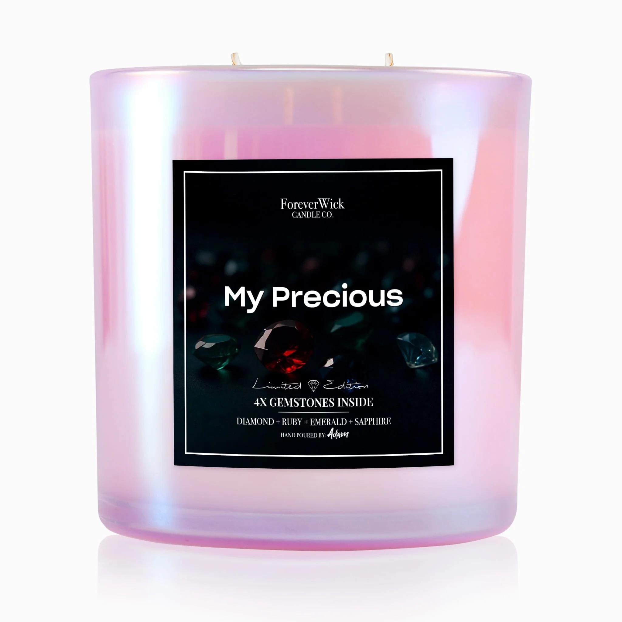 4x Gemtone Candle (Sapphire + Emerald + Ruby + Diamond) - Image 7