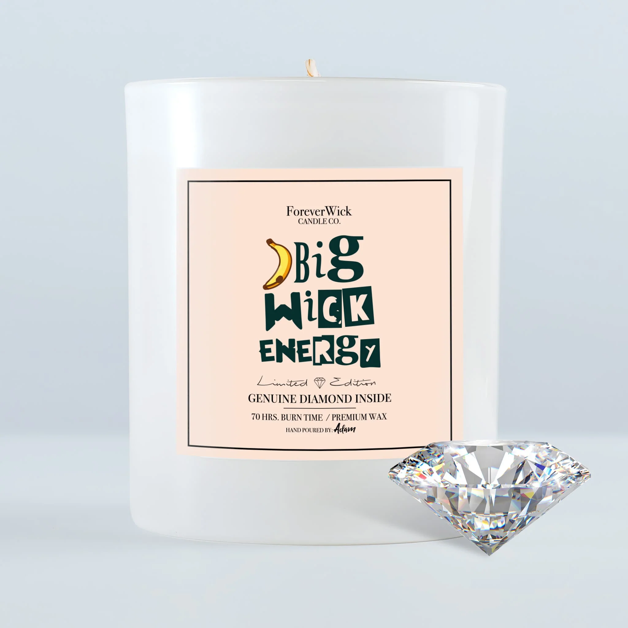 Big Wick Energy Diamond Candle - Image 7