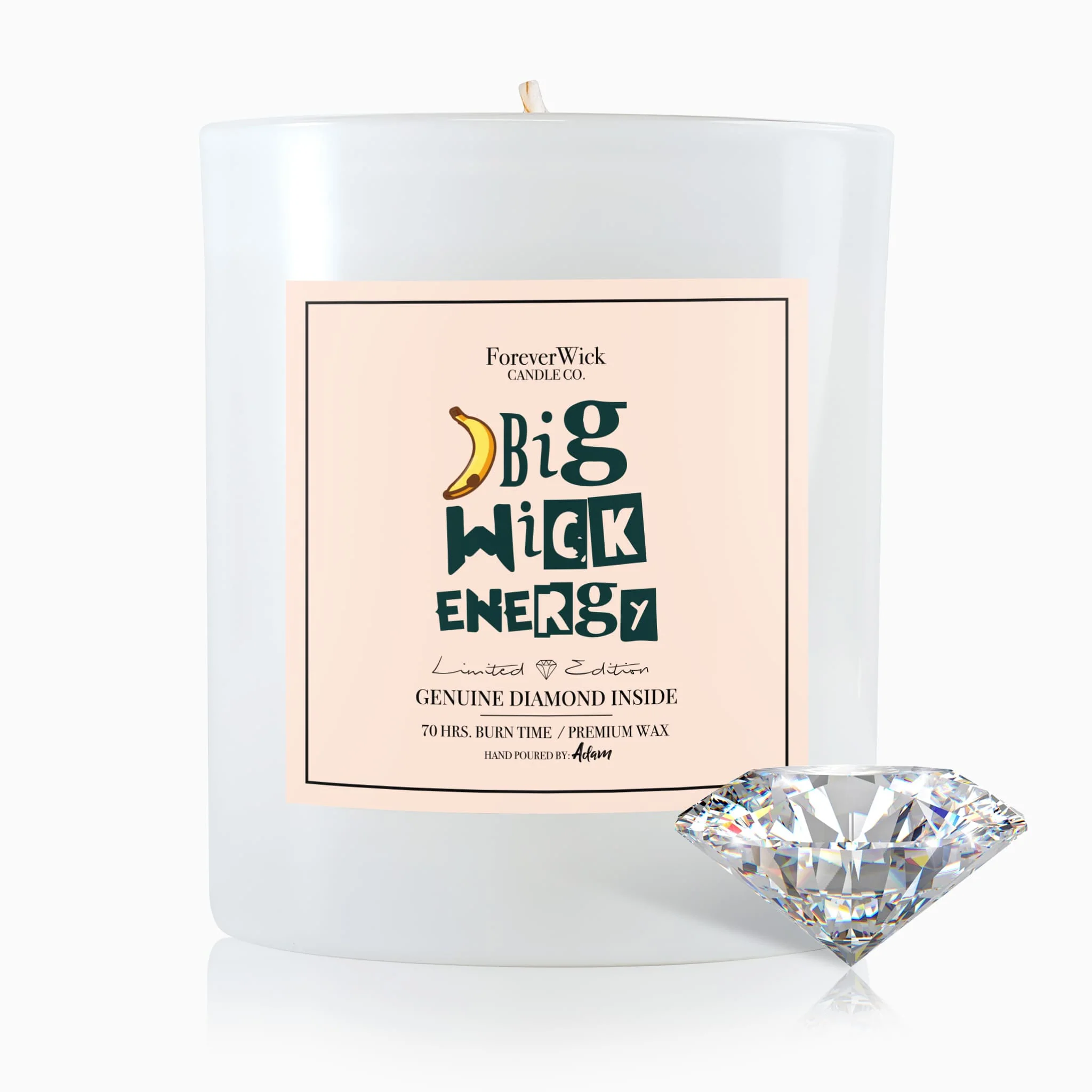 Big Wick Energy Diamond Candle - Image 9