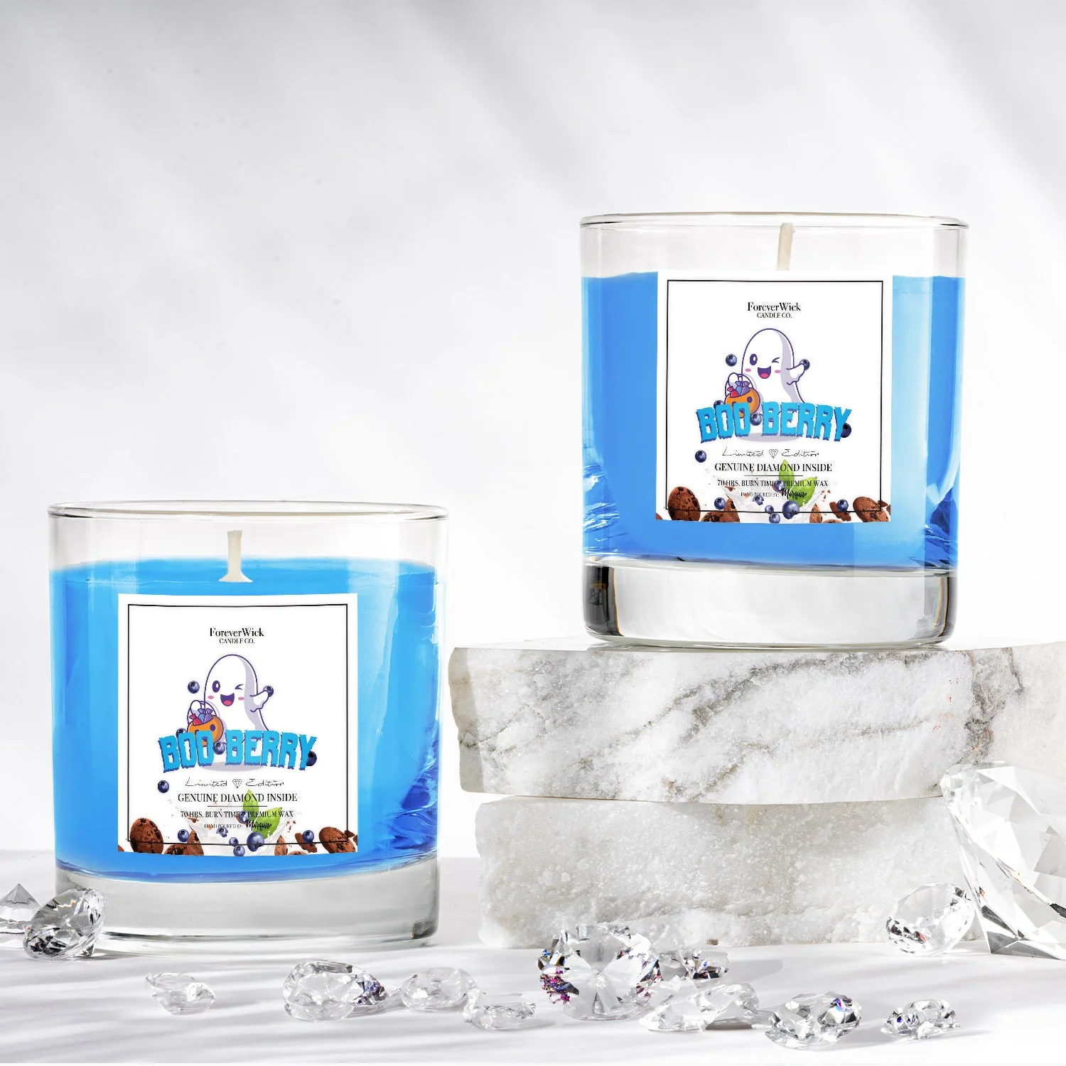 Boo:Berry Diamond Candle - Image 3
