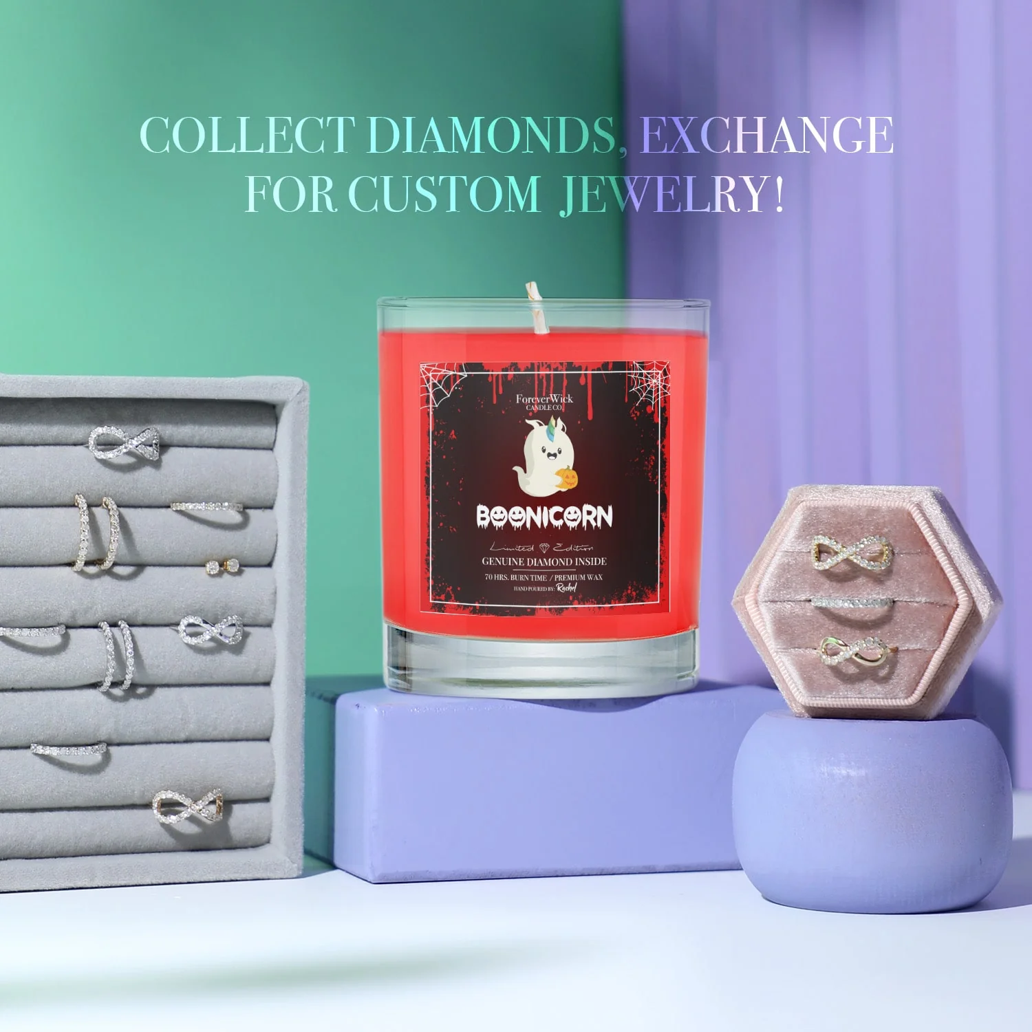 BooNicorn Diamond Candle - Image 6