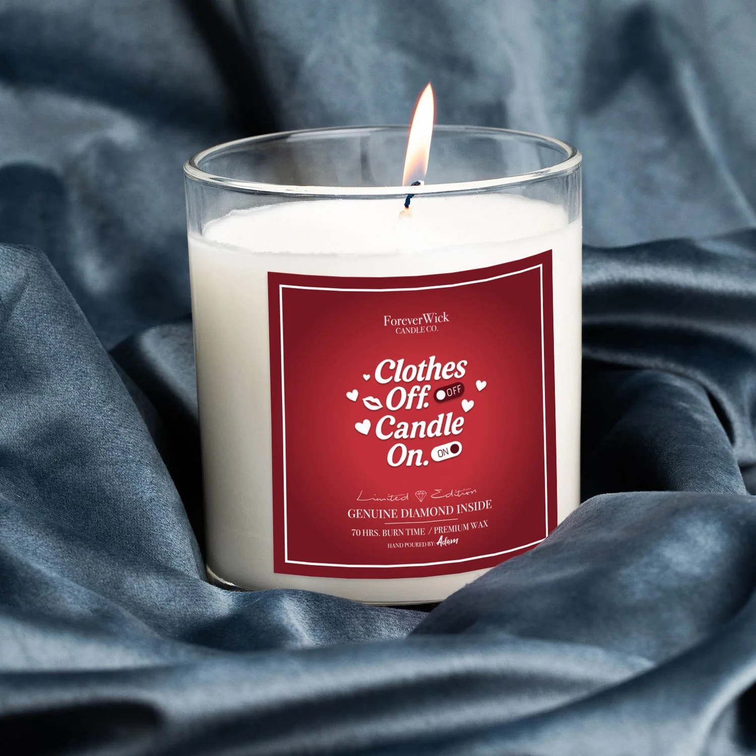Clothes Off. Candle ON Diamond Candle - Image 9