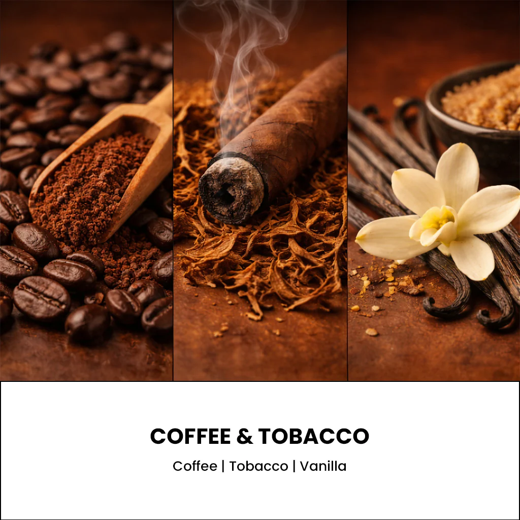 Coffee & Tobacco Diamond Candle - Image 3