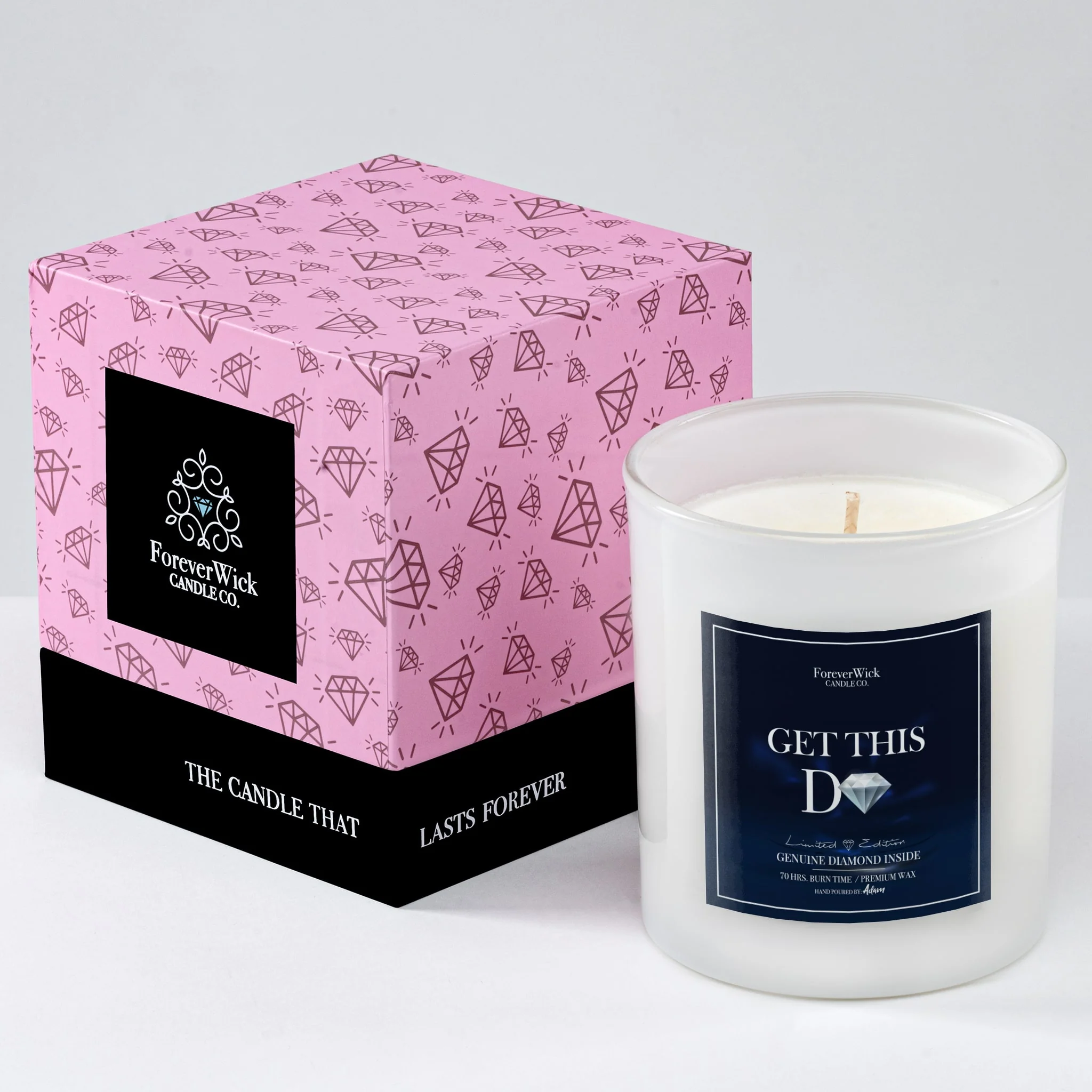 Get This D Diamond Candle - Image 2