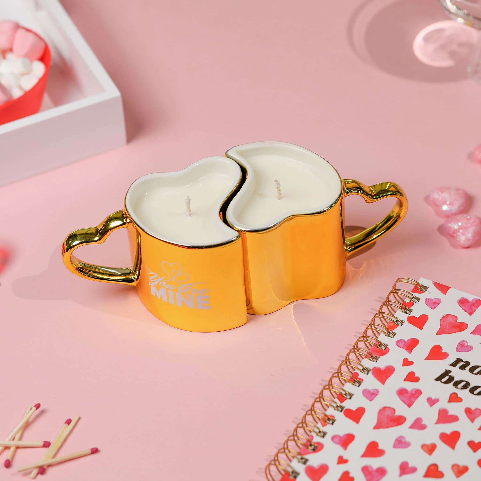 2 Diamond His+Hers Love Reusable Coffee Mugs - Image 5
