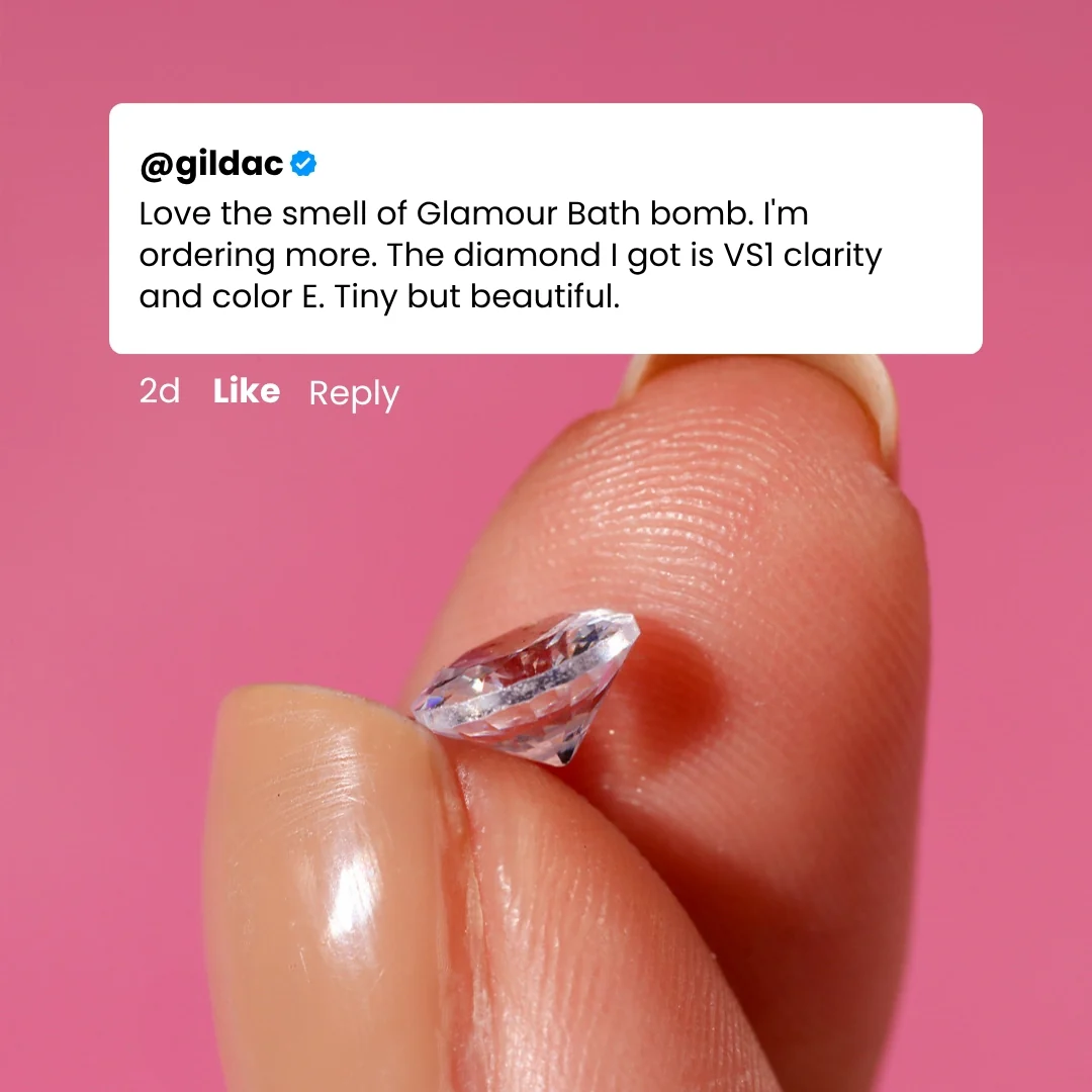 Jingle Balls Bath Bomb Bundle + 2 Genuine Diamonds - Image 6