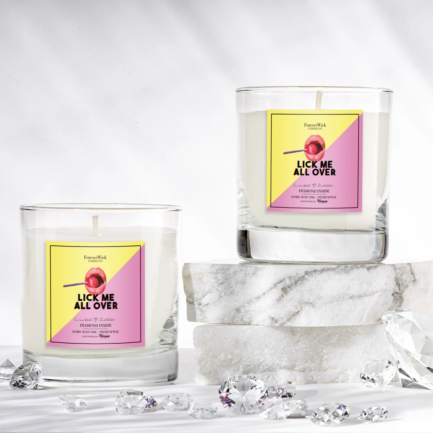 Lick Me All Over Diamond Candle - Image 6