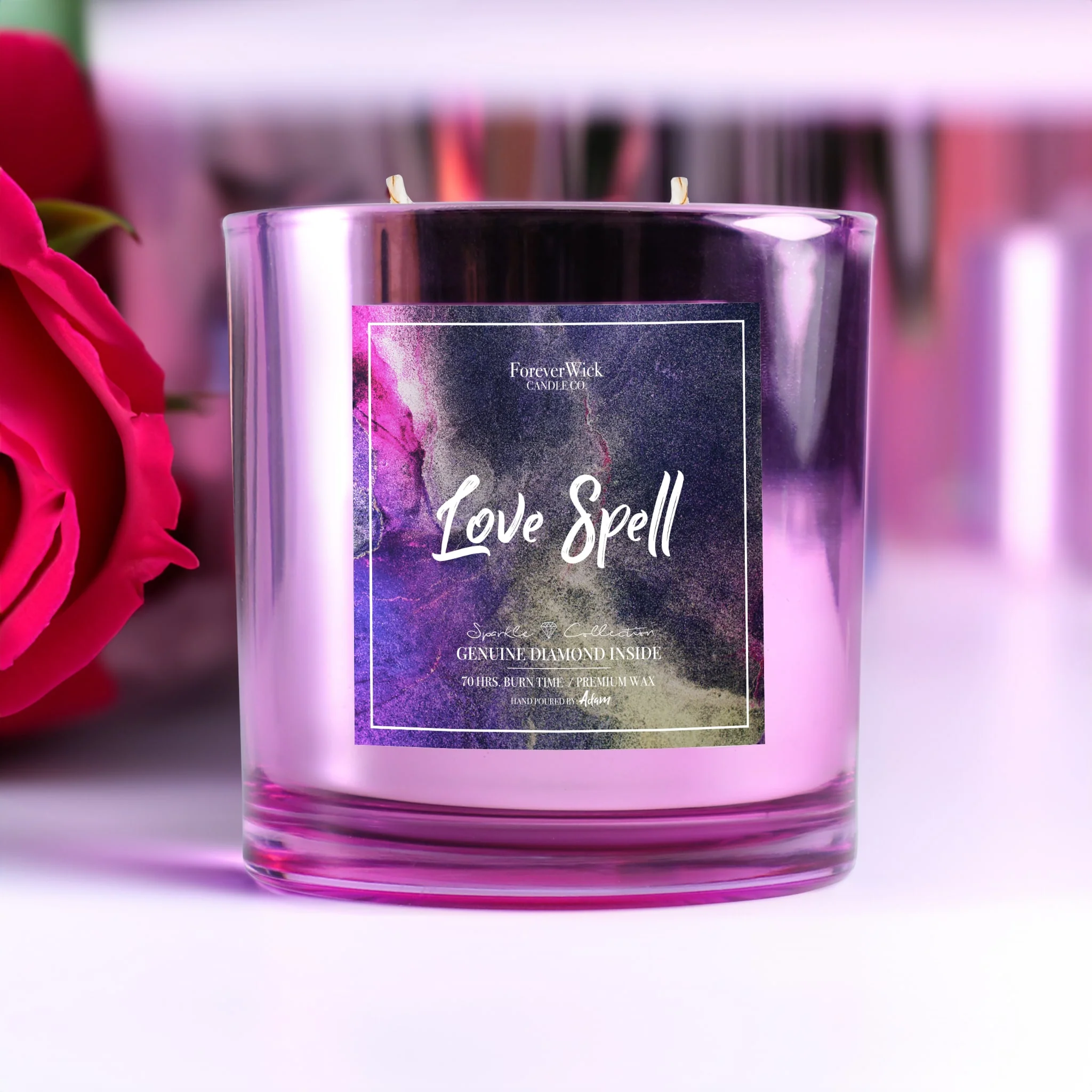 Love Spell Sparkle Diamond Candle - Image 10