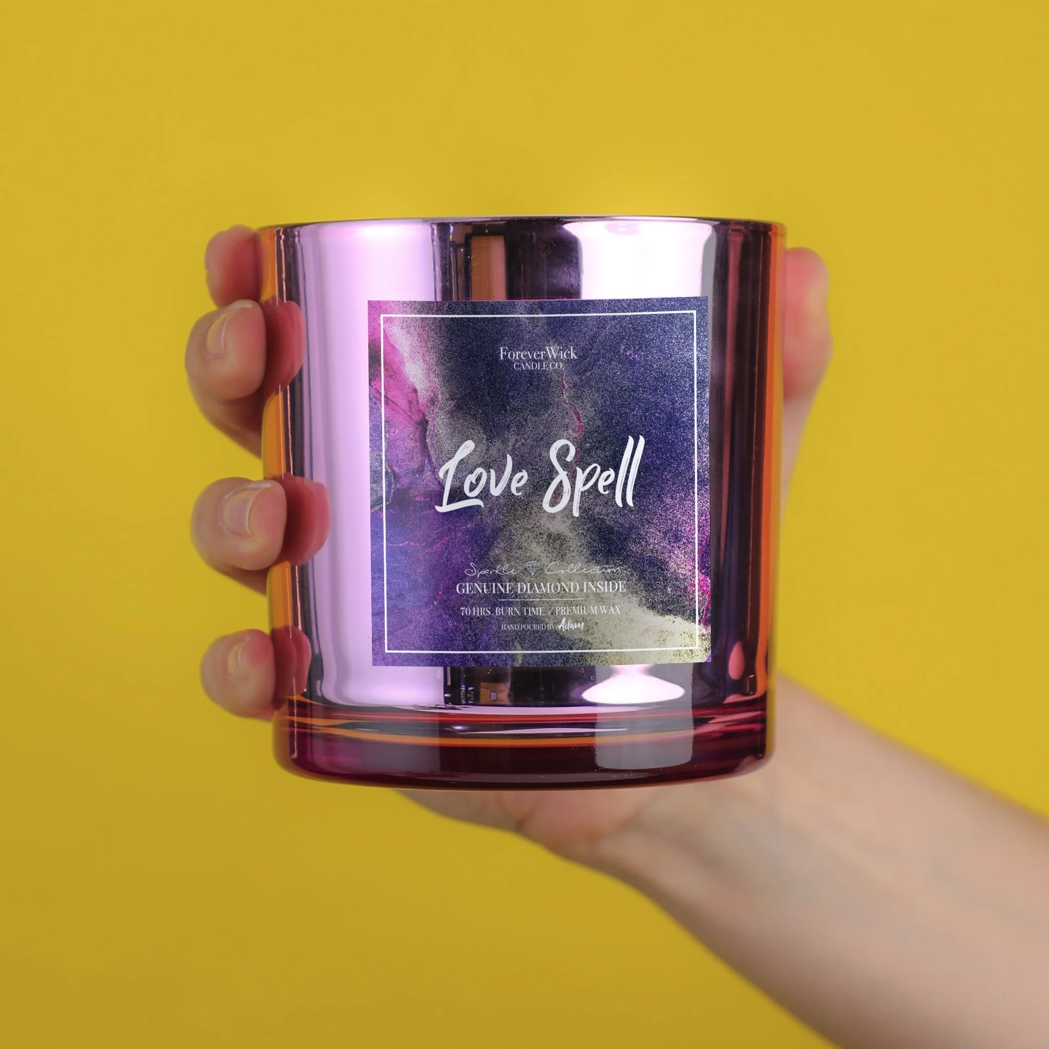 Love Spell Sparkle Diamond Candle - Image 6
