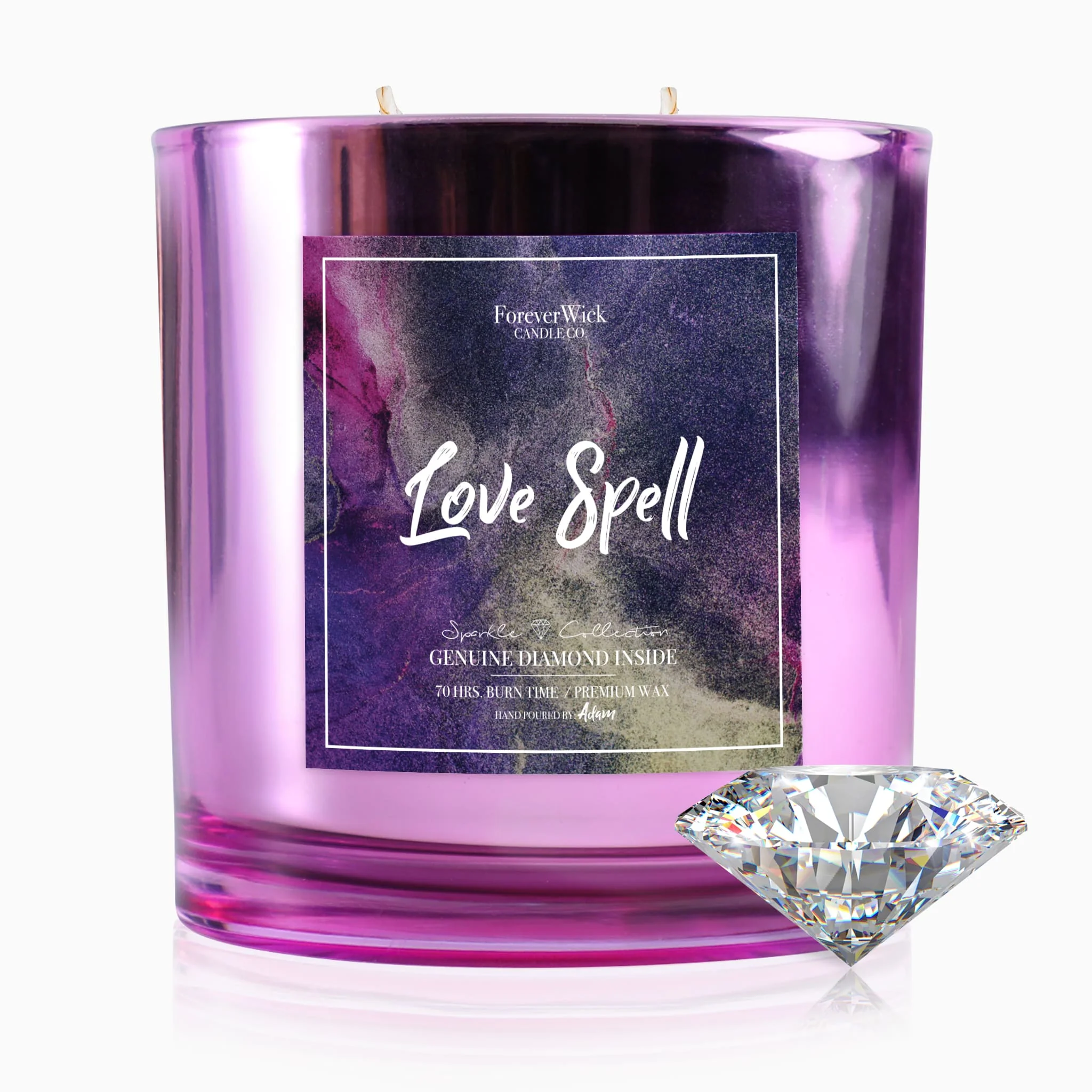 Love Spell Sparkle Diamond Candle - Image 7