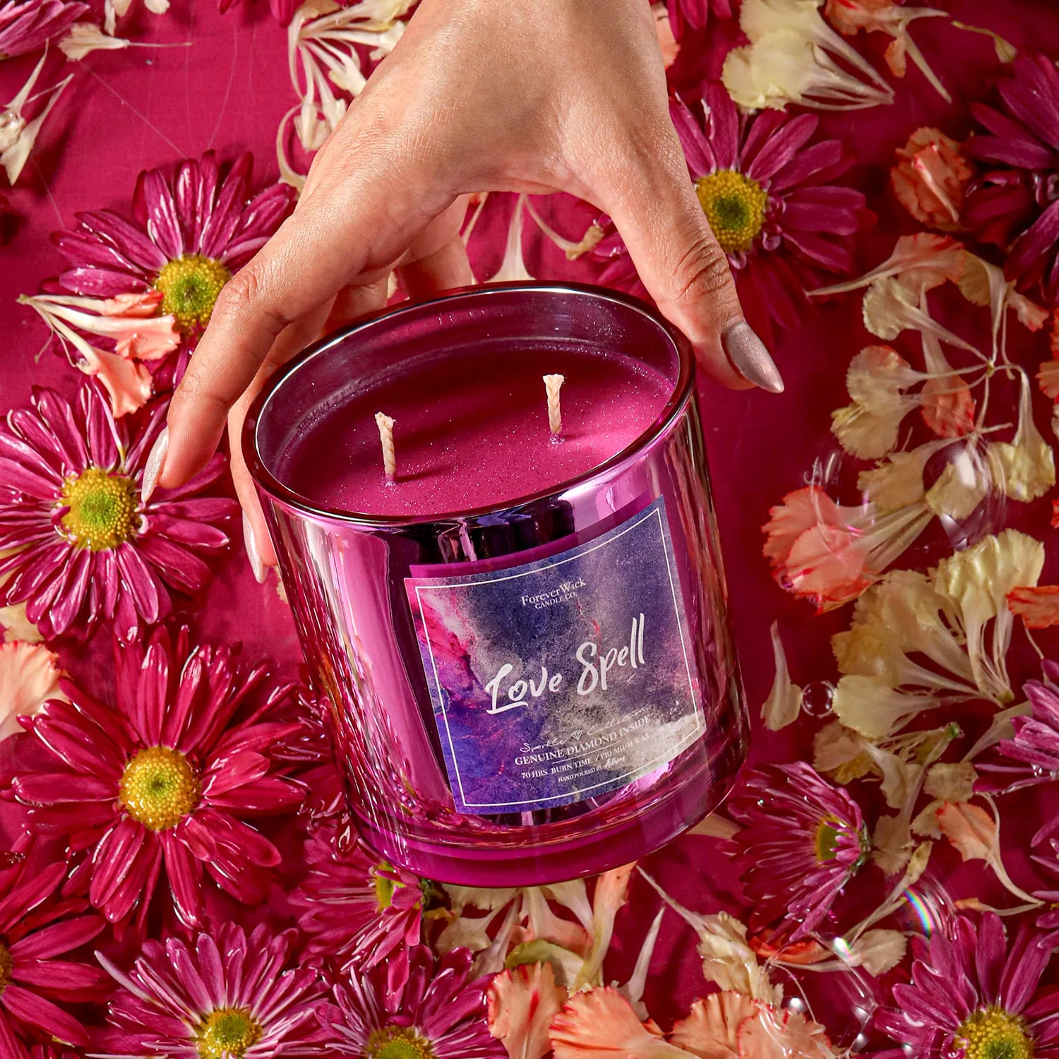 Love Spell Sparkle Diamond Candle - Image 9