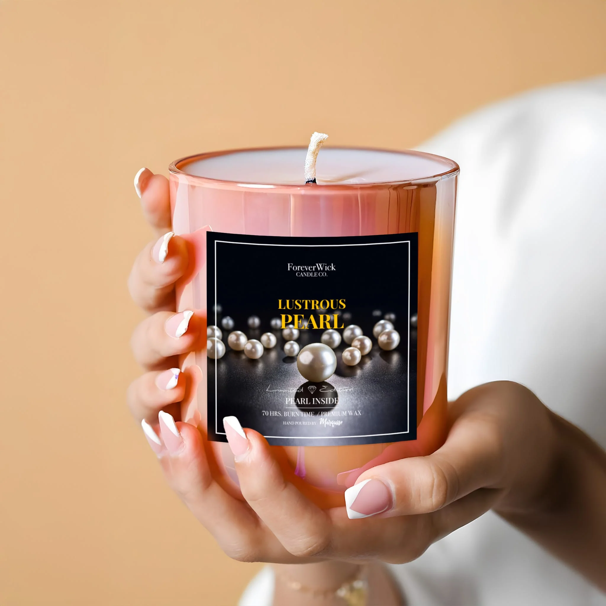 Lustrous Pearl Candle - Image 7