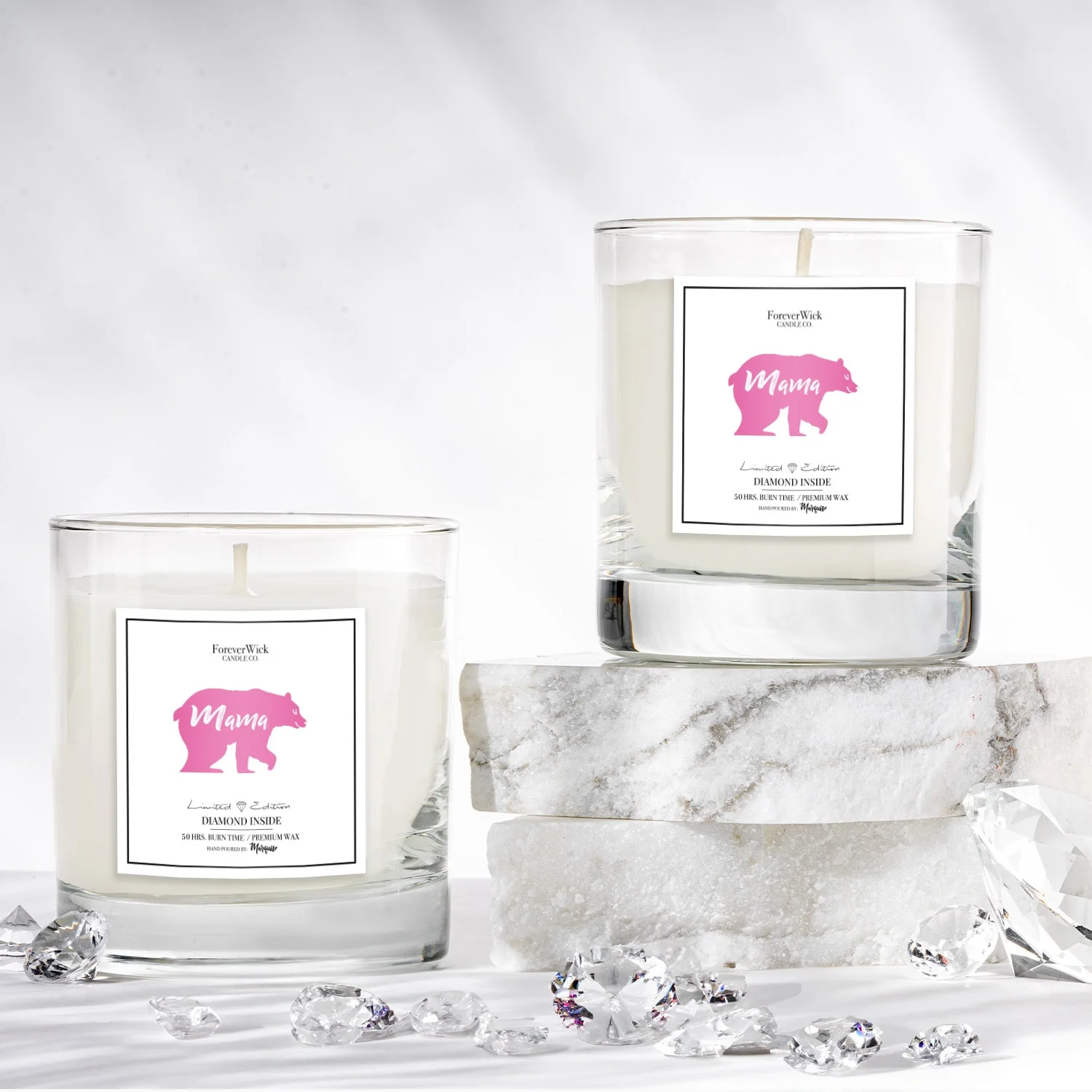 Mama Bear Diamond Candle - Image 2