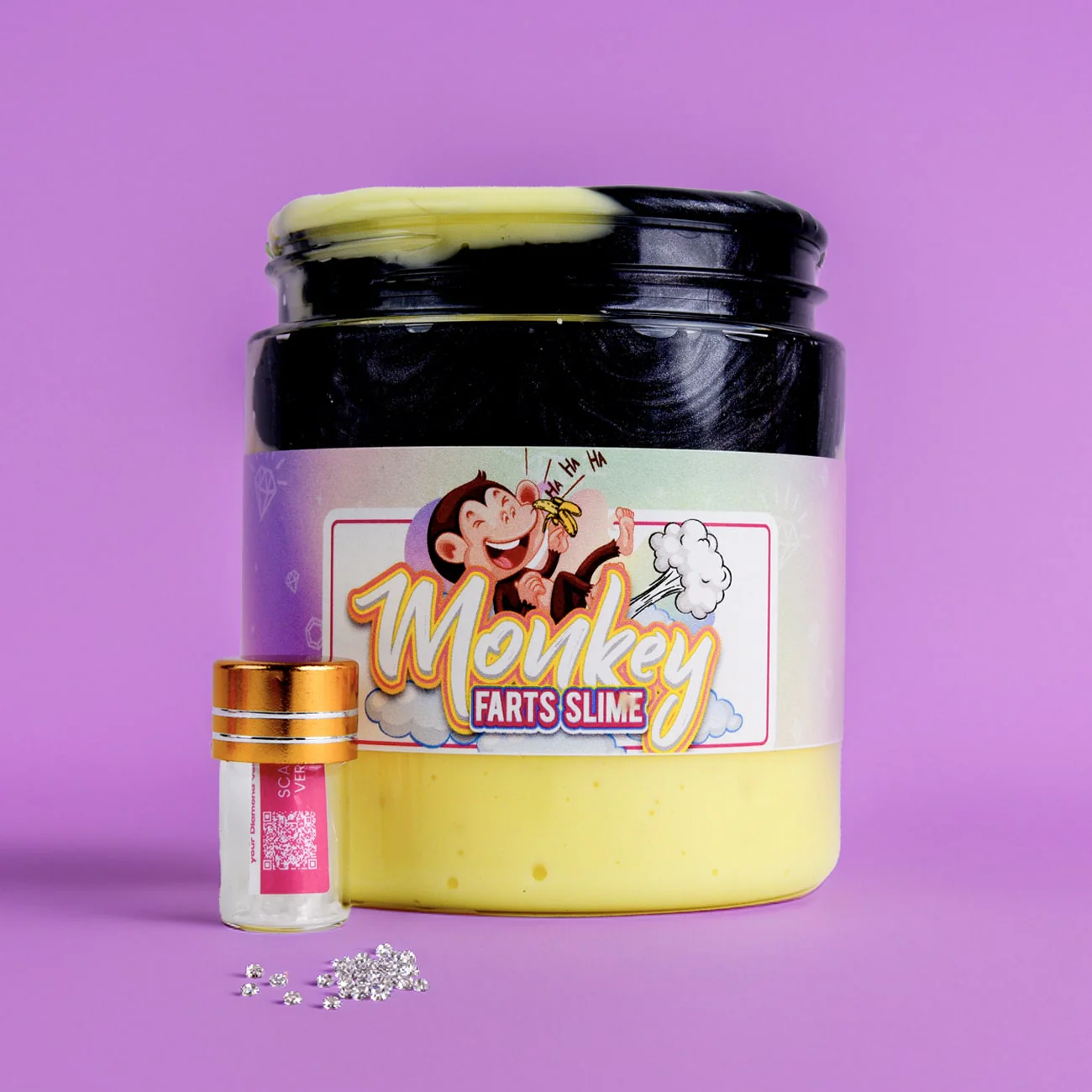 Monkey Farts Diamond Slime - Image 3