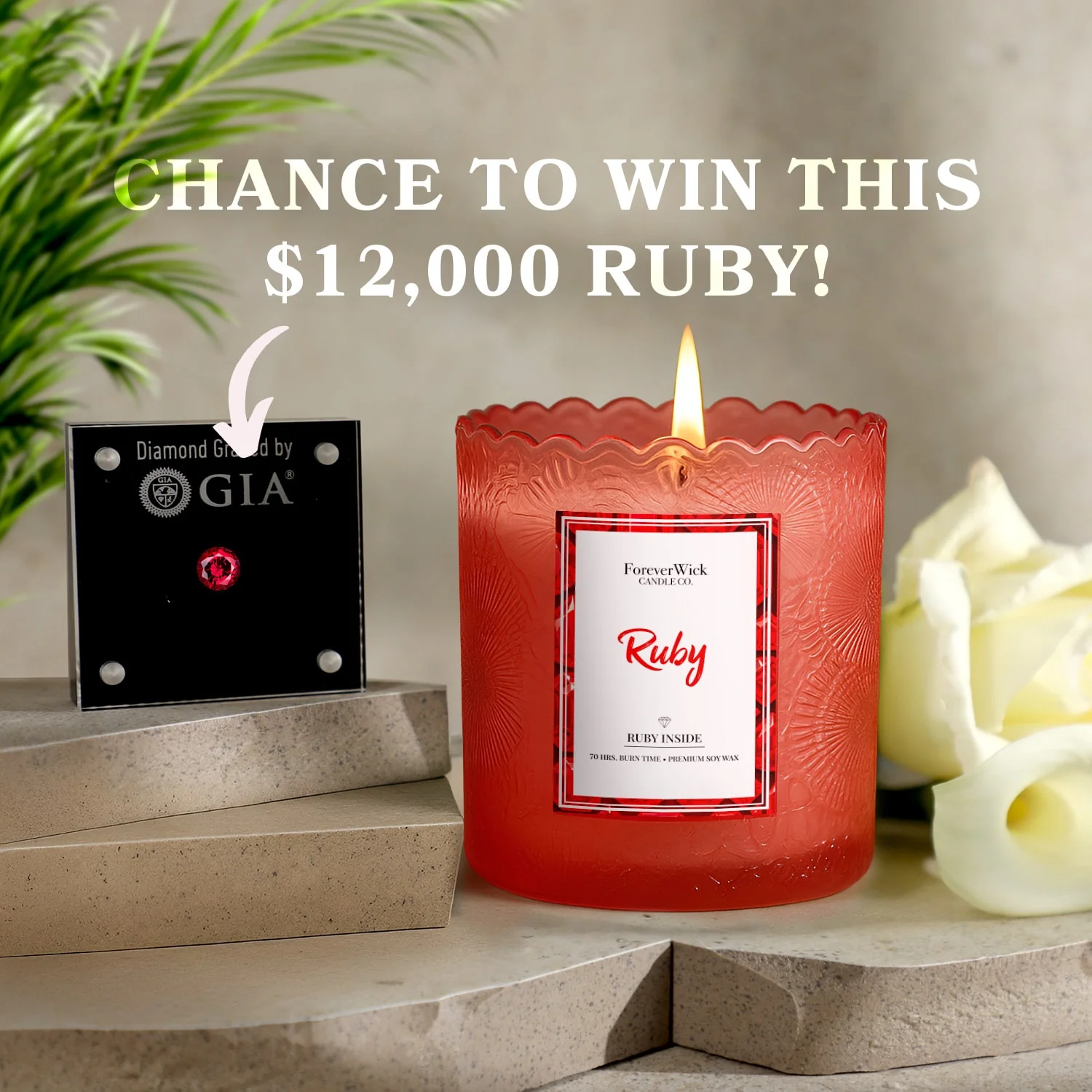 Ruby Ember Candle - Image 2