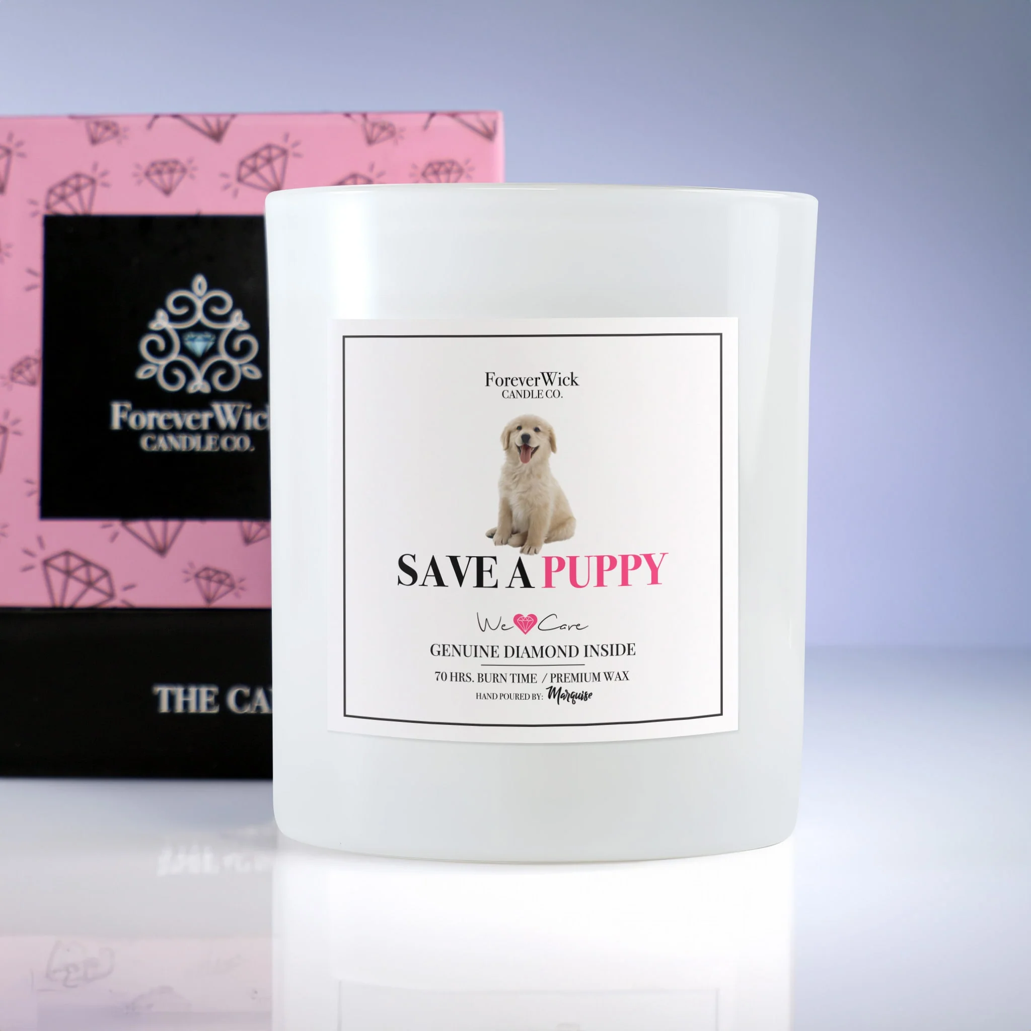 Save A Puppy Diamond Candle - Image 12