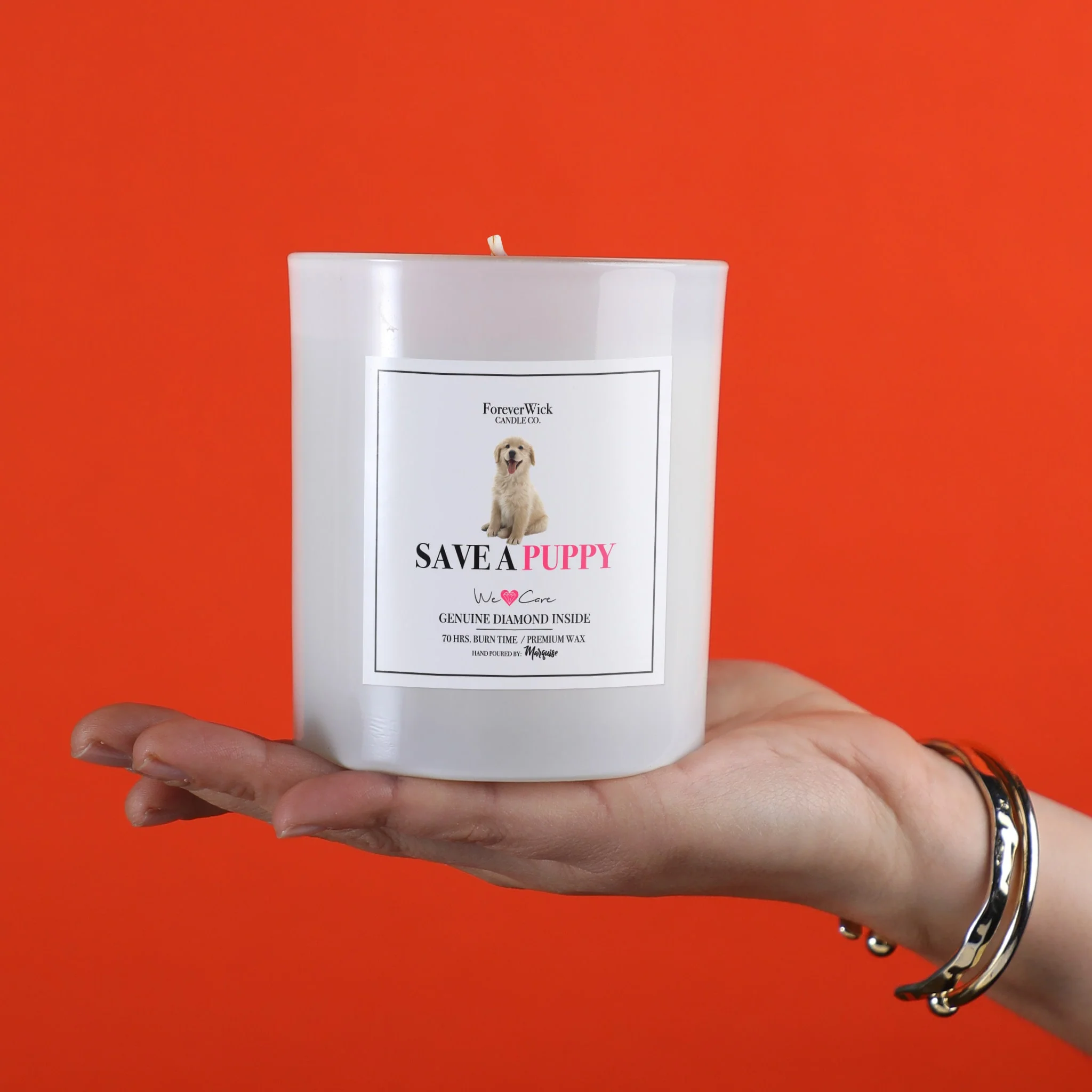 Save A Puppy Diamond Candle - Image 6
