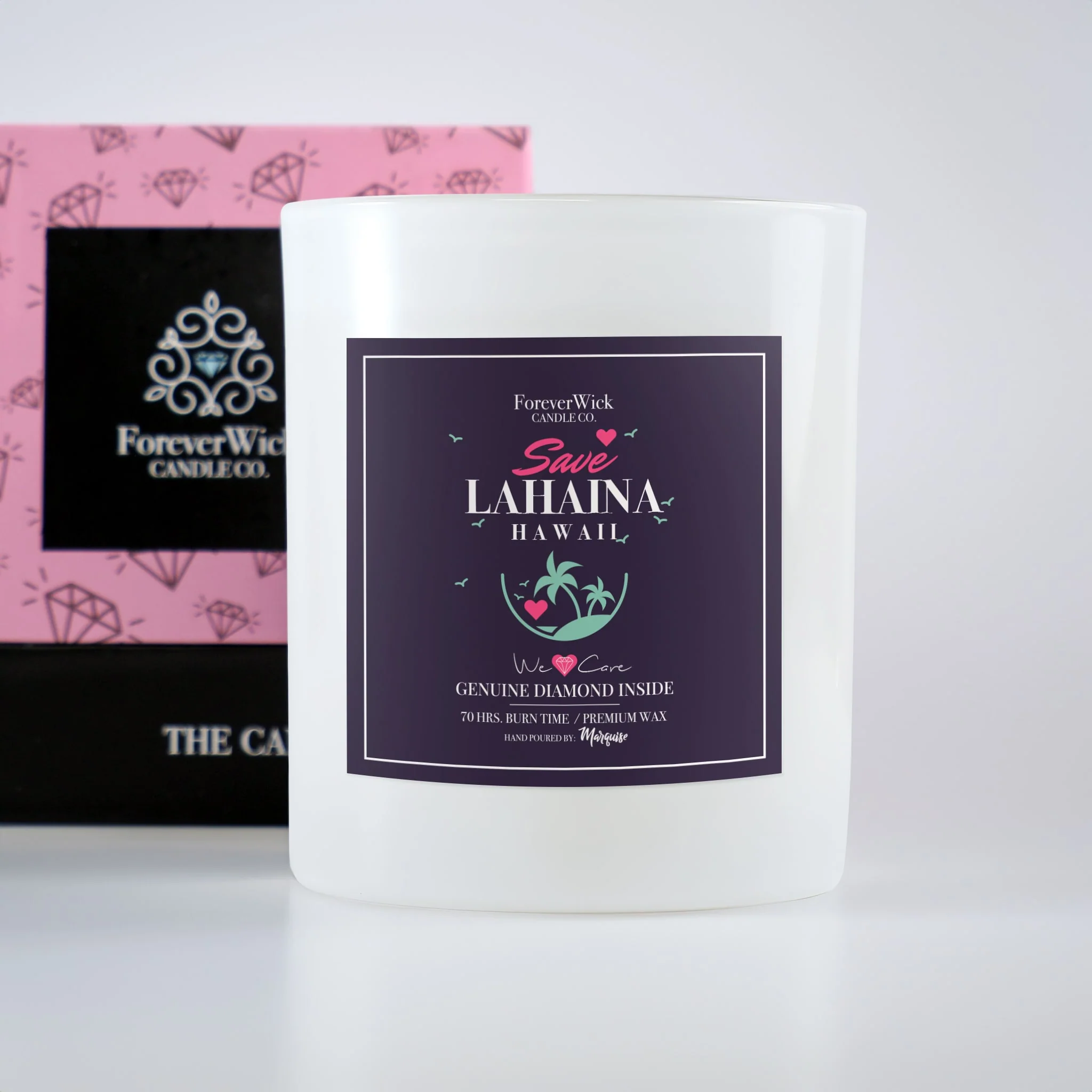 Save Lahaina Diamond Candle - Image 8