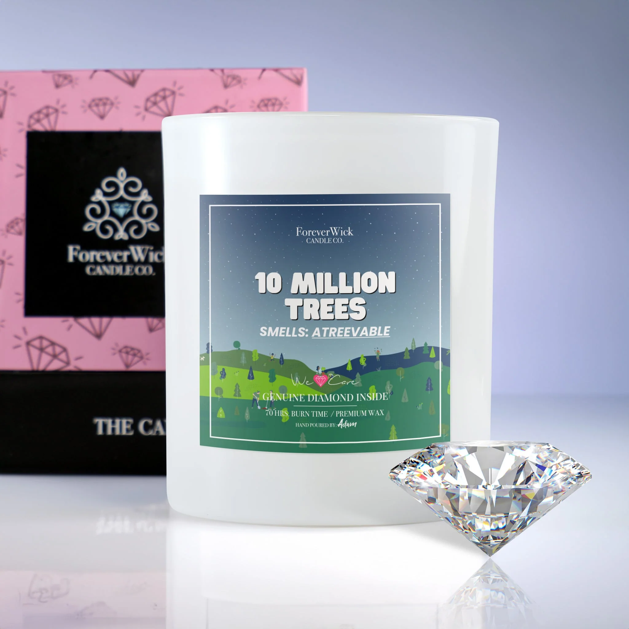 10 Million Trees Smells: aTreevable Diamond Candle - Image 6