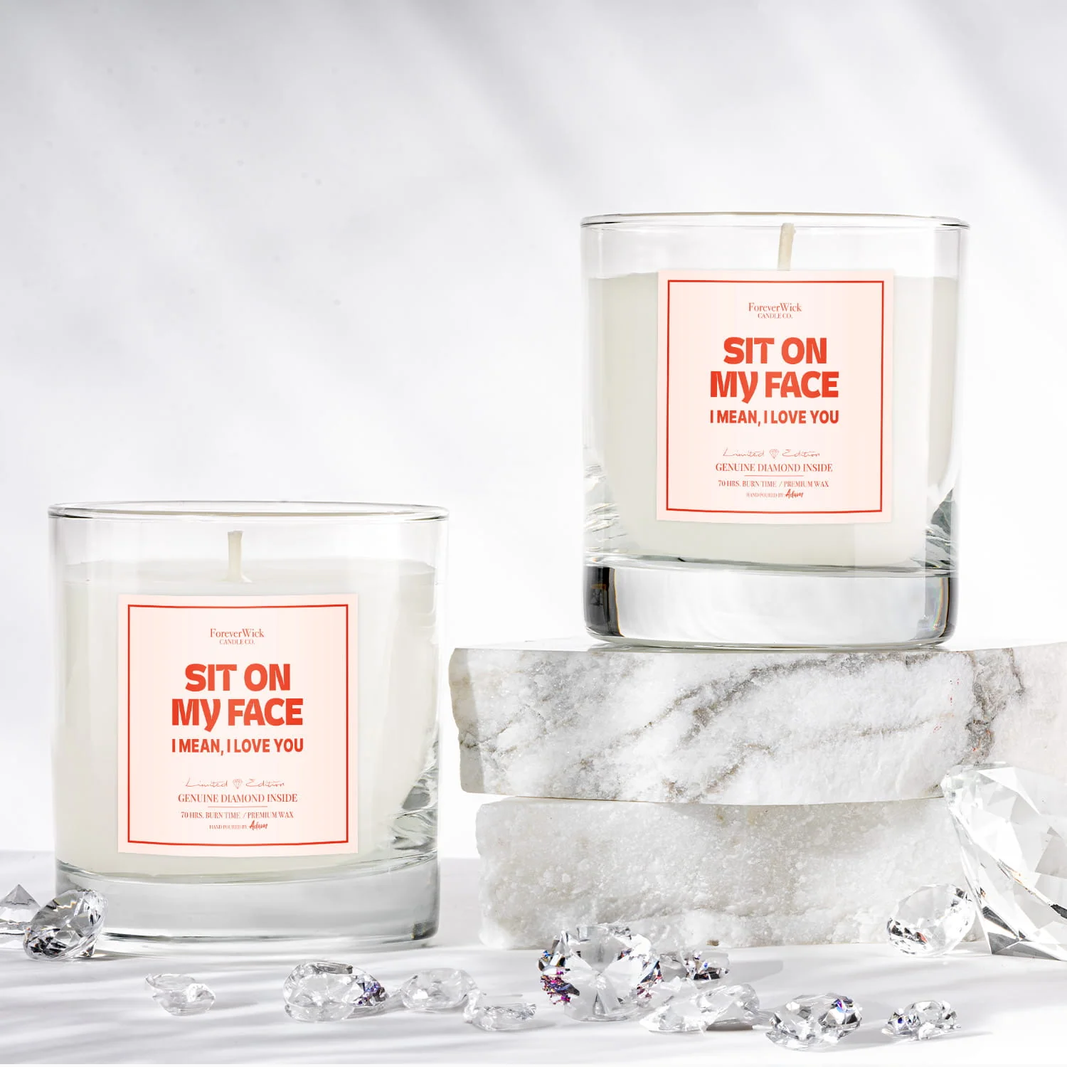 Sit On My Face Diamond Candle - Image 2