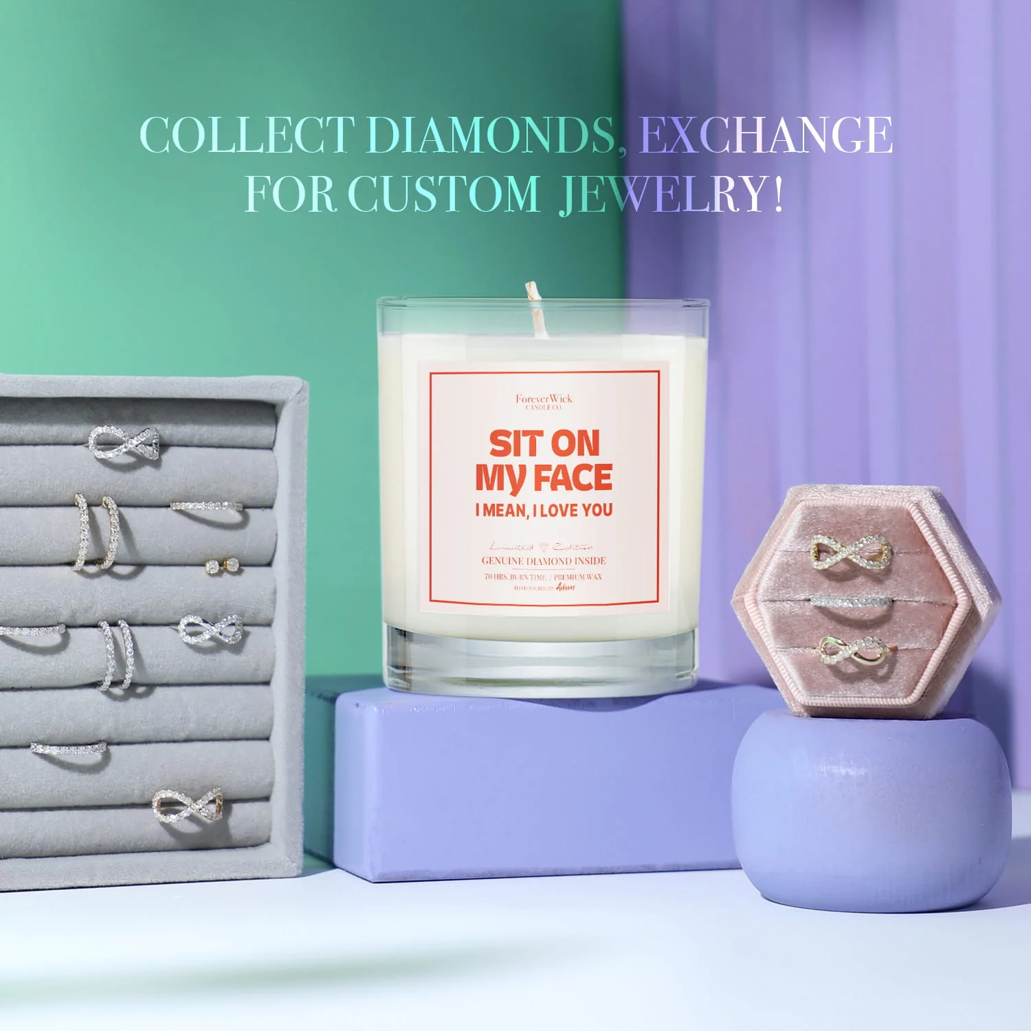 Sit On My Face Diamond Candle - Image 6