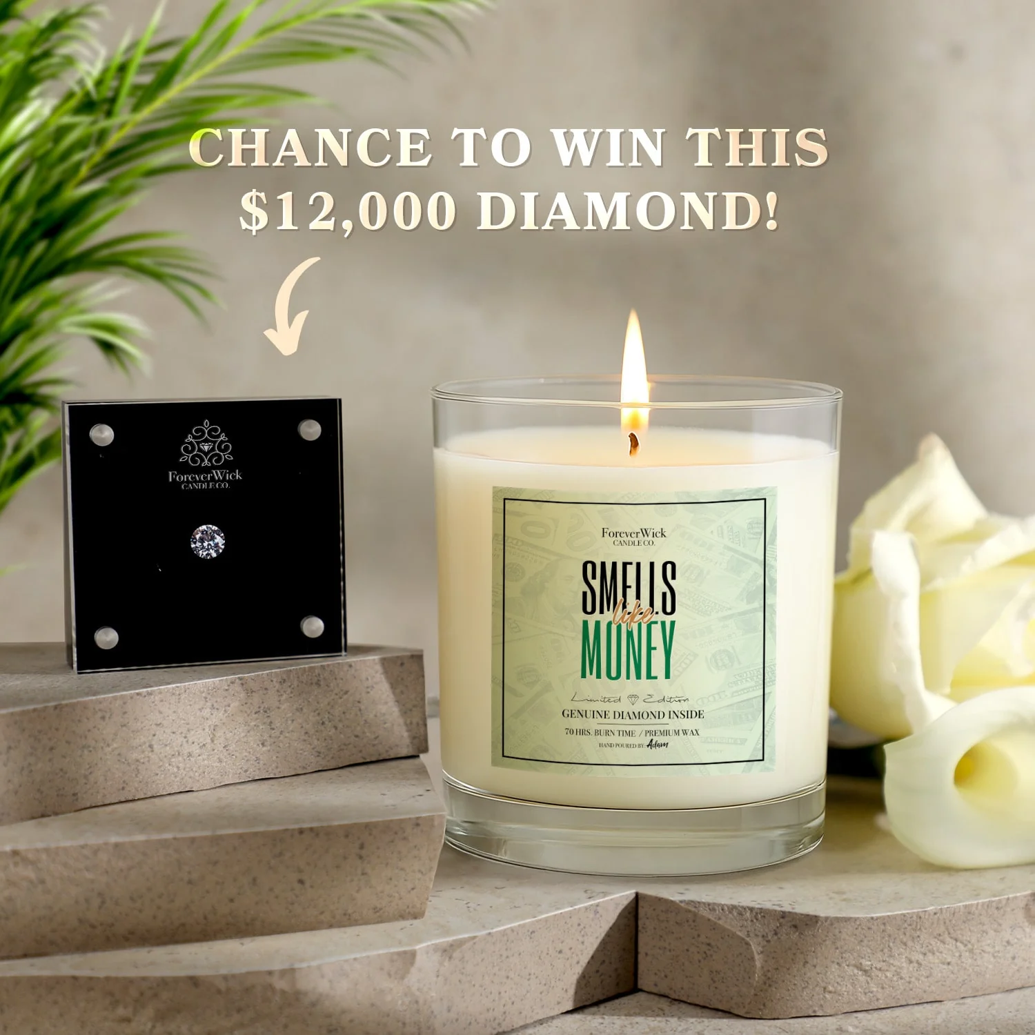 Smells Like Money Diamond Candle - Image 4