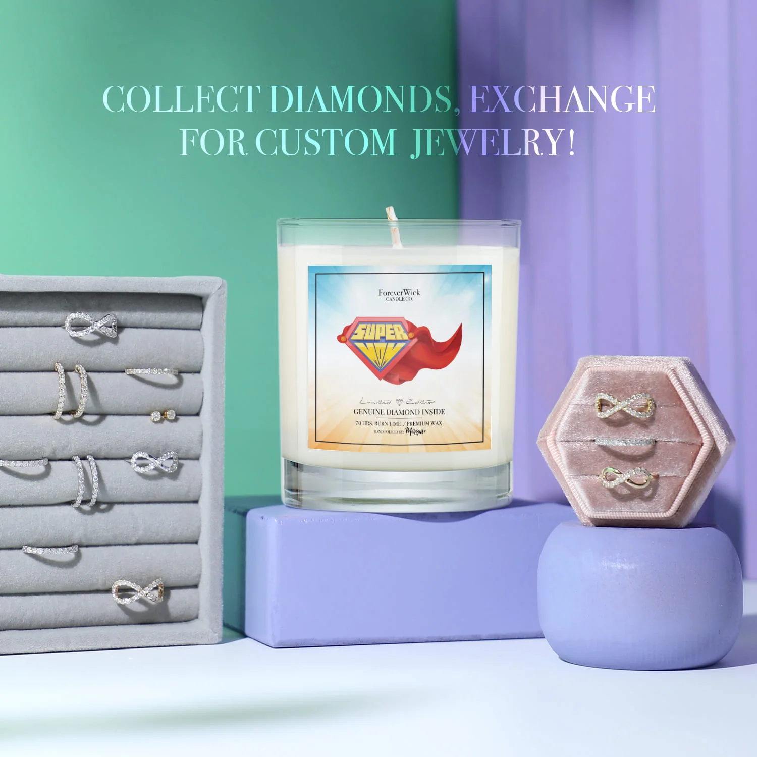 Super Mom Diamond Candle - Image 6