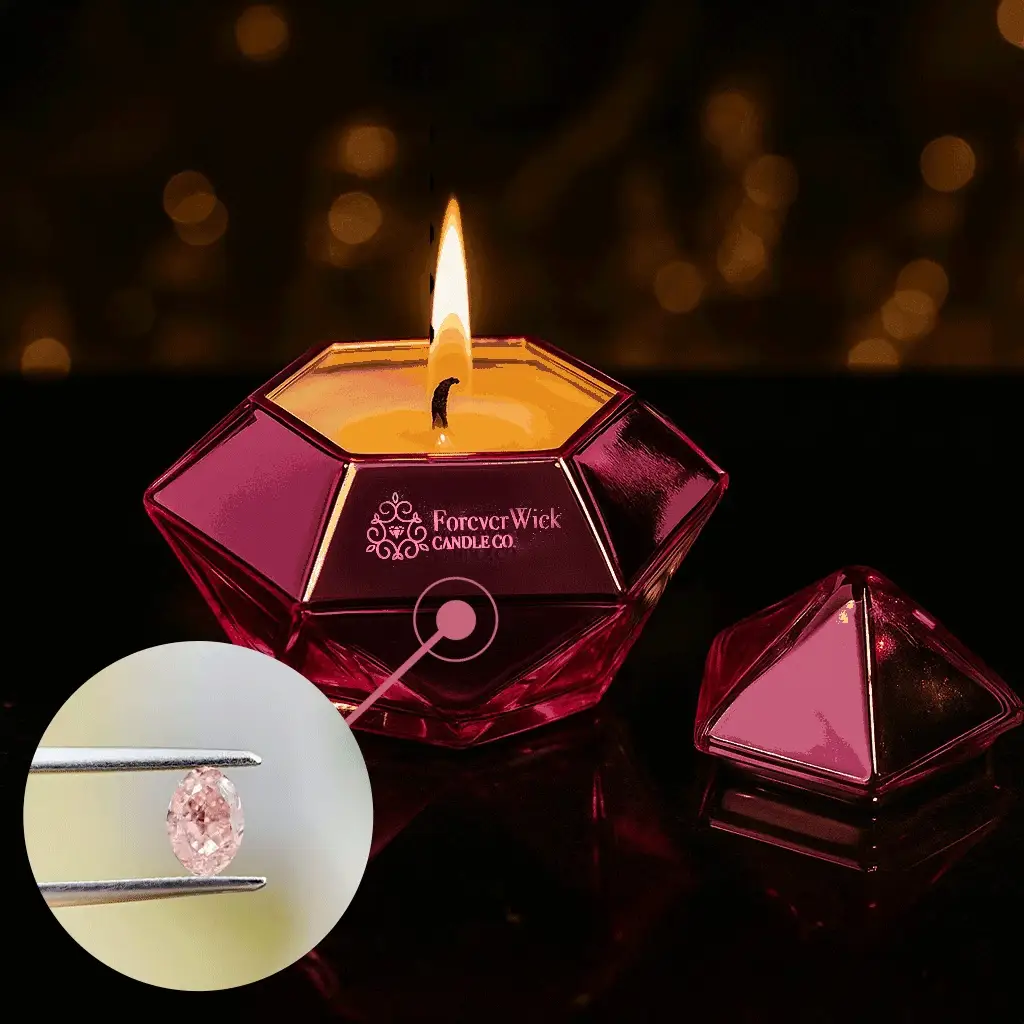 The Pink Diamond Candle + 1.00ct+ Pink Diamond (IGI Certificate Included) - Image 3
