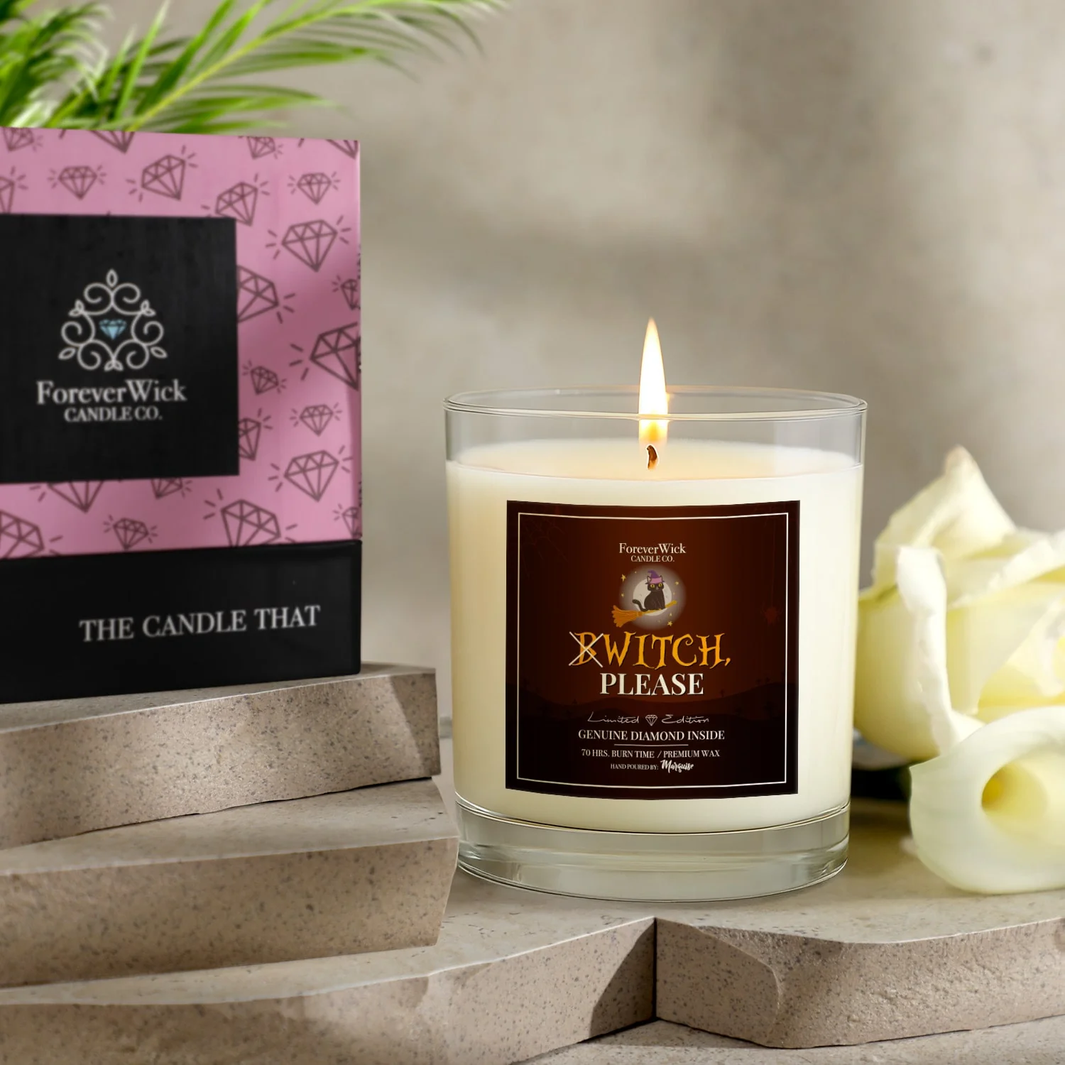 Witch Please Diamond Candle - Image 7