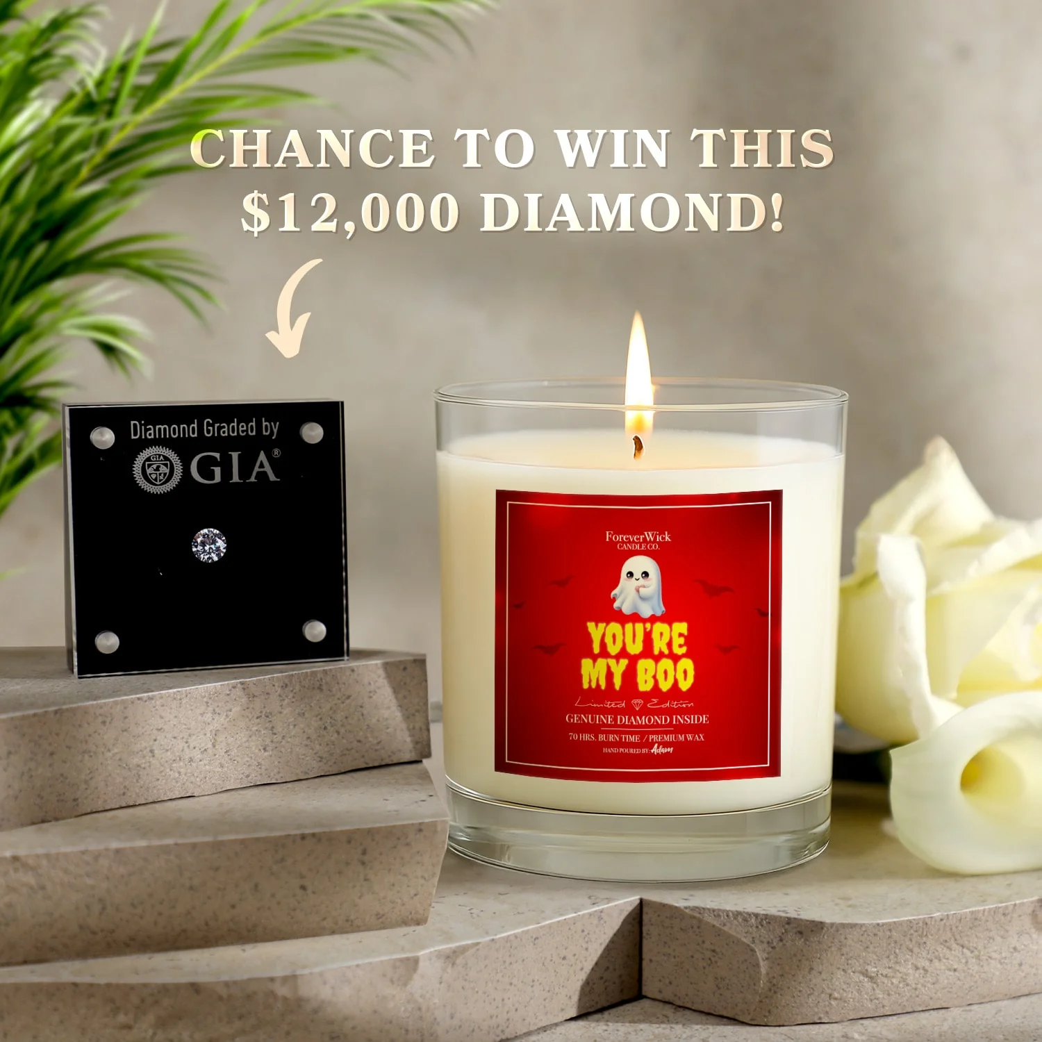 You're My Boo Diamond Candle - Image 5